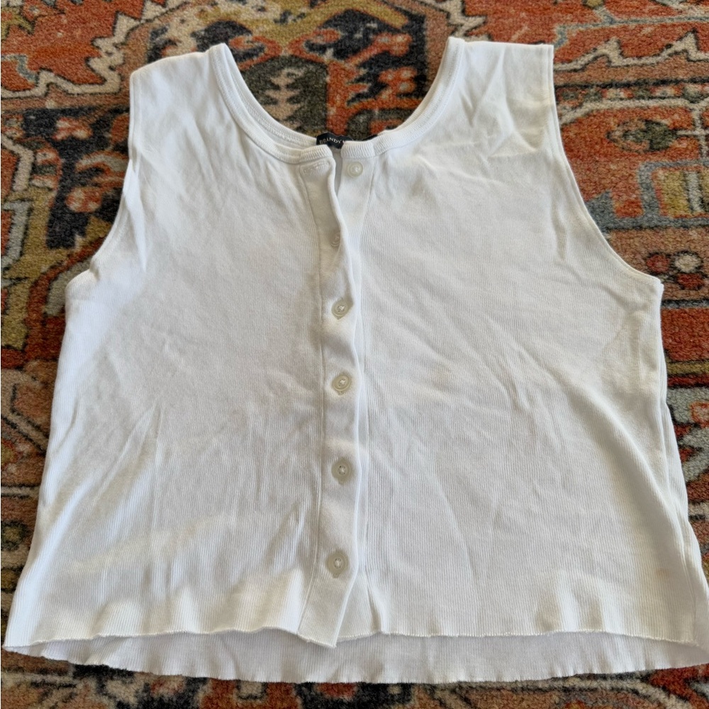 Brandy Melville button down tank